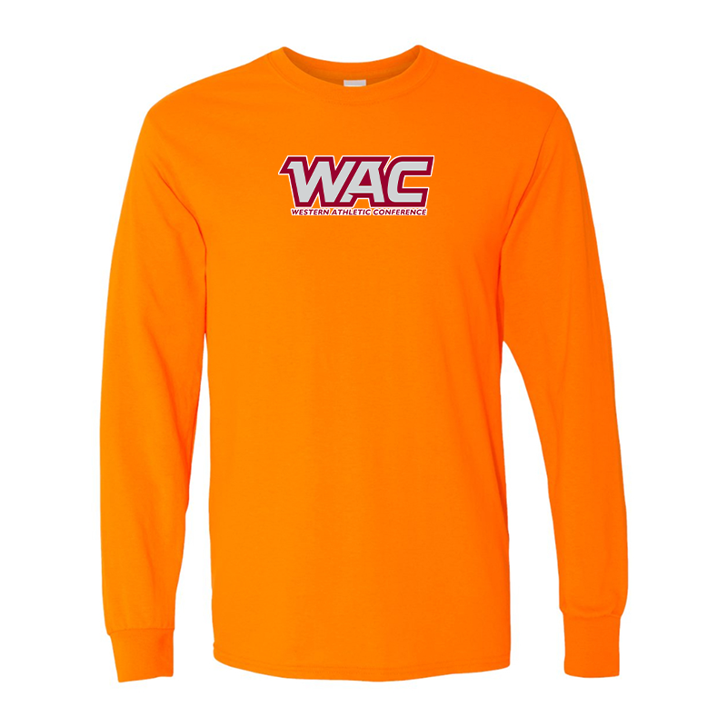 Men's Western Athletic Conference Gildan Heavy Cotton Long Sleeve T-Shirt